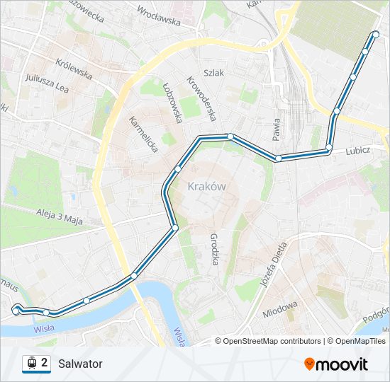 2 light rail Line Map