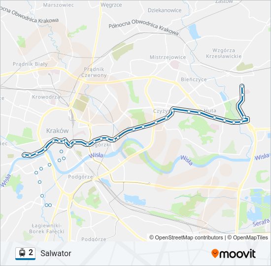 2 light rail Line Map