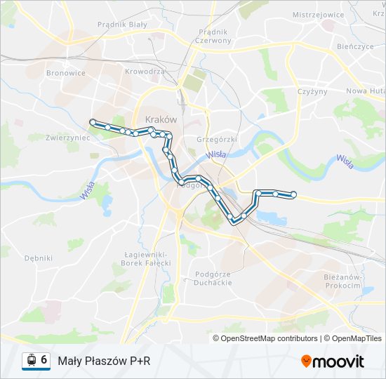 6 Light Rail Line Map