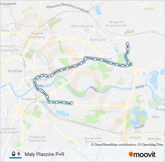 6 light rail Line Map