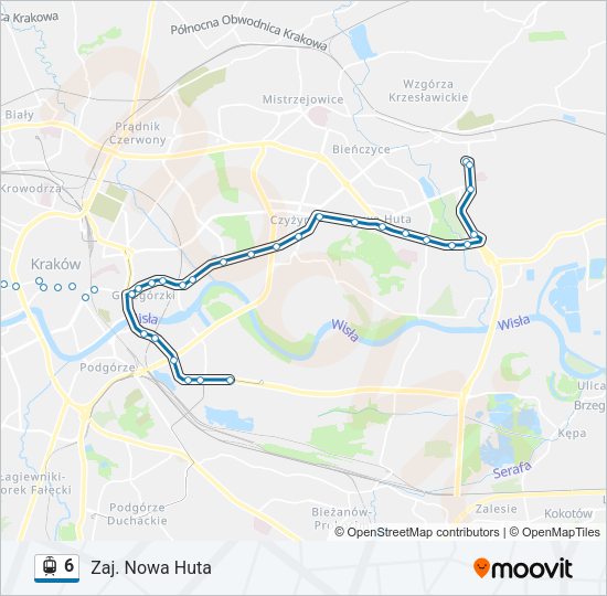 6 light rail Line Map