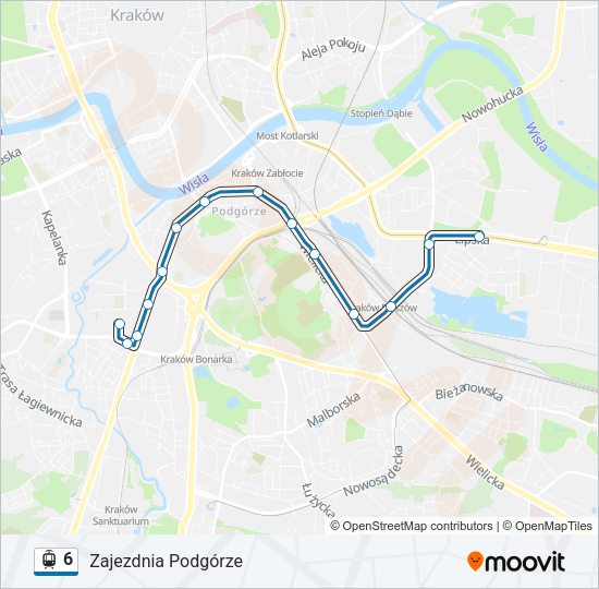 6 light rail Line Map