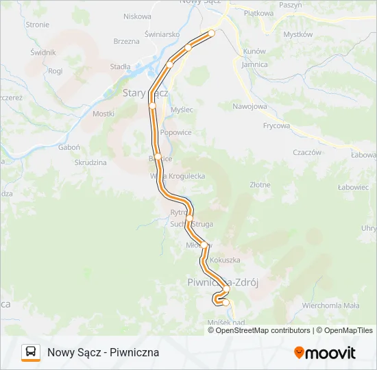 Автобус ZKA REG 1: карта маршрута