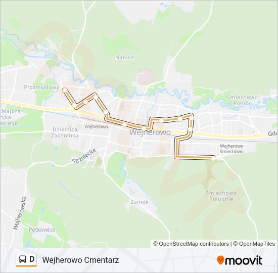 D bus Line Map