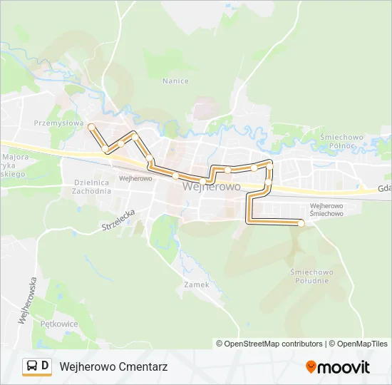 D Bus Line Map