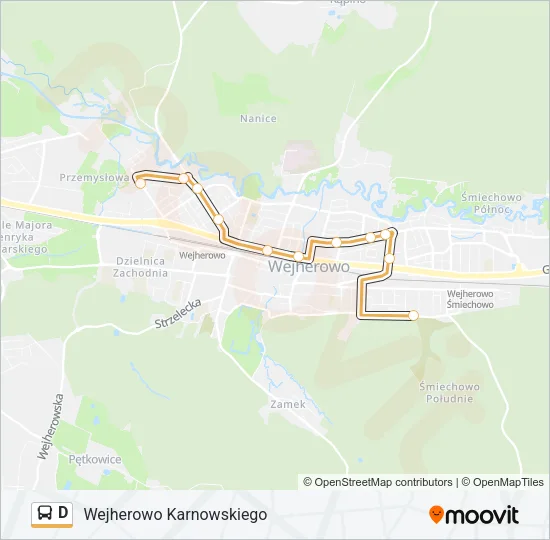D Bus Line Map