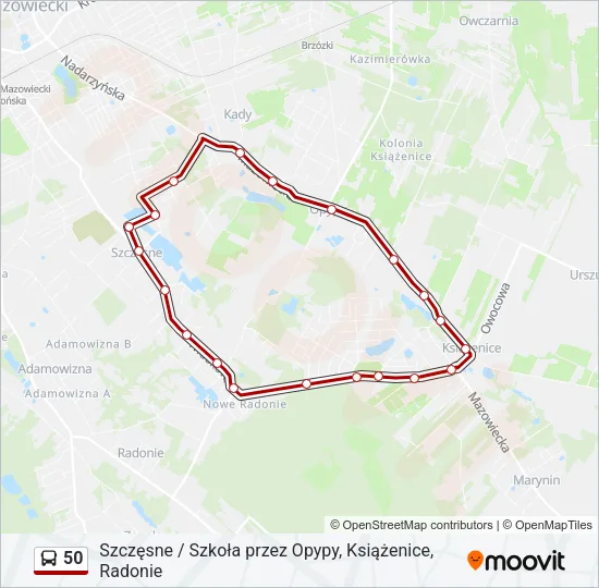 50: карта маршрута