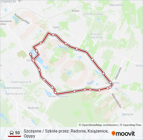  50: карта маршрута