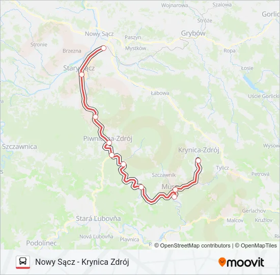 ZKA TLK 30104 Bus Line Map