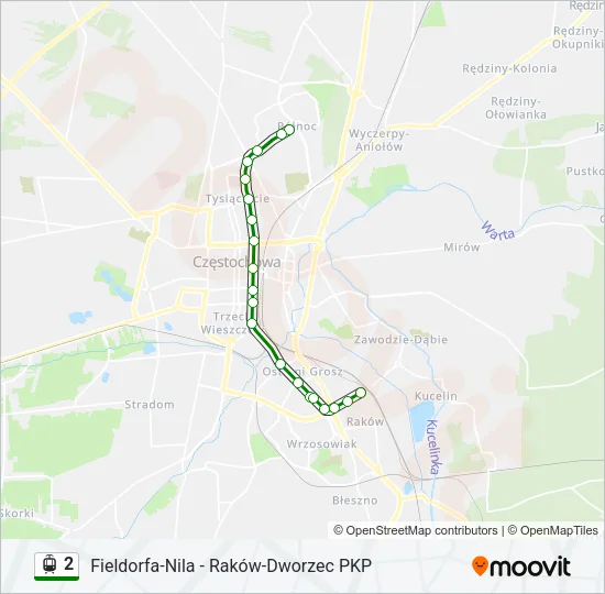 2 Light Rail Line Map