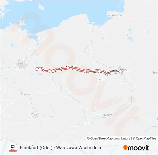 EC EIC 71000 Train Line Map