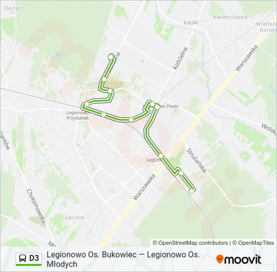D3  Line Map