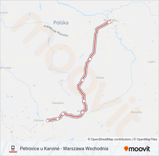 EN IC 41010 Train Line Map