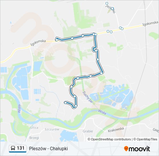 131 bus Line Map