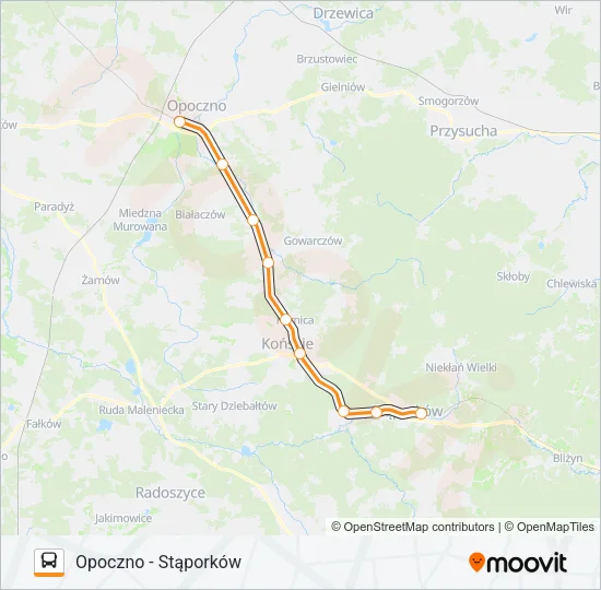 Автобус ZKA REG 0: карта маршрута