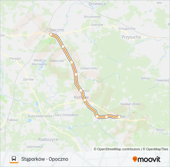 Автобус ZKA REG 1: карта маршрута