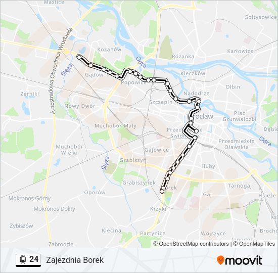 24 light rail Line Map