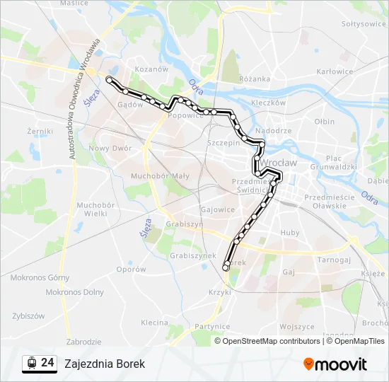 24 Light Rail Line Map