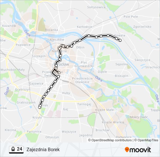 24 light rail Line Map