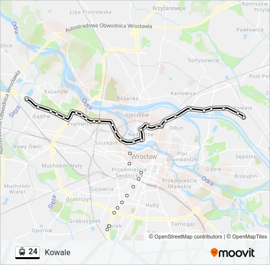 24 Light Rail Line Map