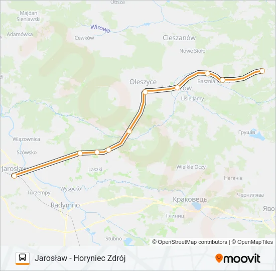 Автобус ZKA REG 1: карта маршрута