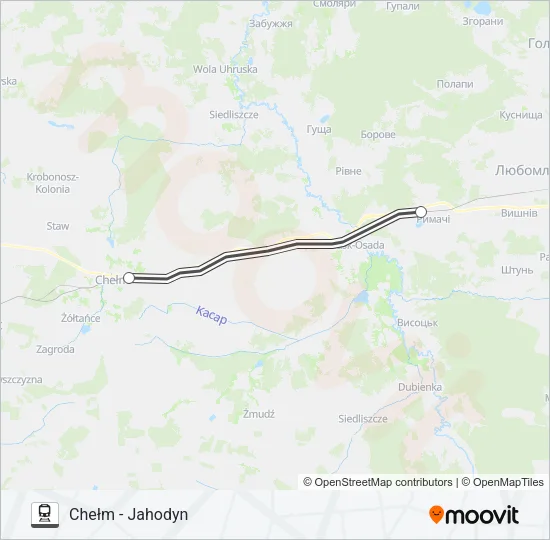 MP 22012 Train Line Map