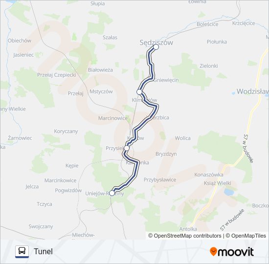 ZKA SKA2 Bus Line Map