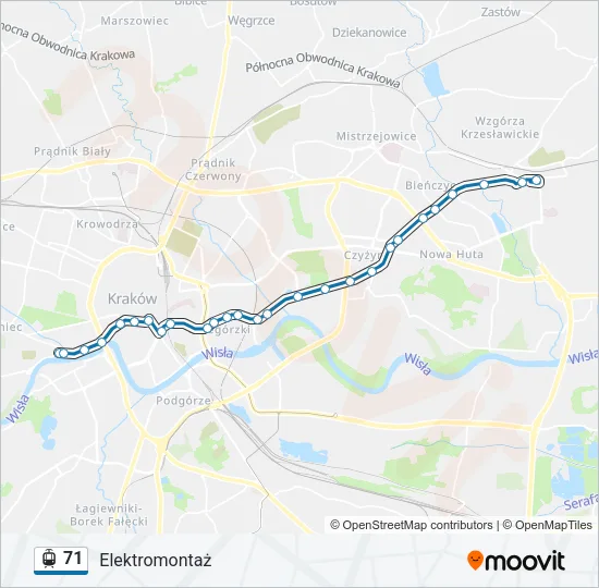 71 Light Rail Line Map