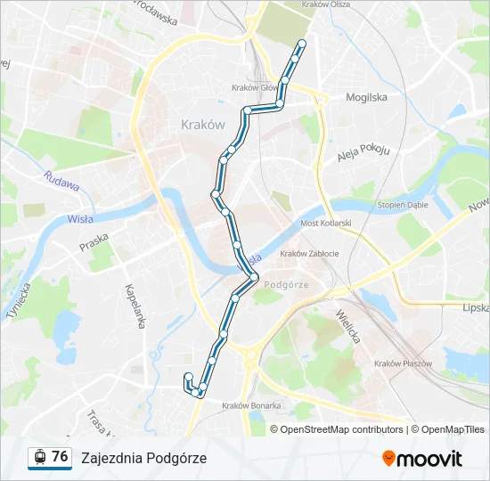 76 Light Rail Line Map