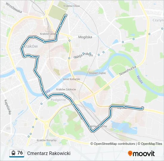 76 Light Rail Line Map
