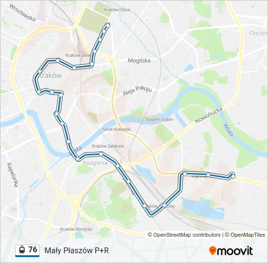 76 Light Rail Line Map
