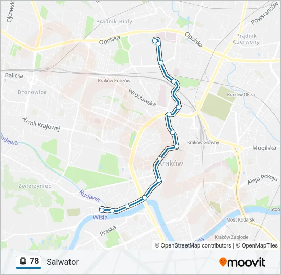 78 Light Rail Line Map
