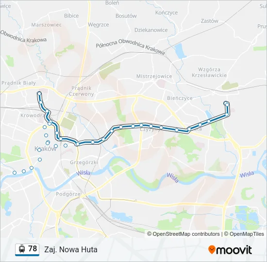 78 Light Rail Line Map