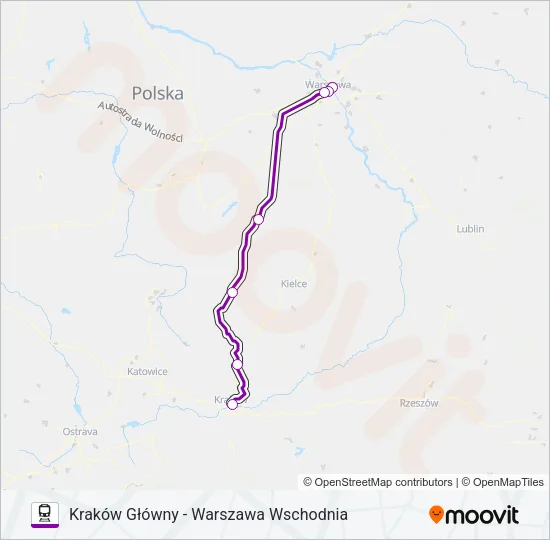 TLK 31102 Train Line Map