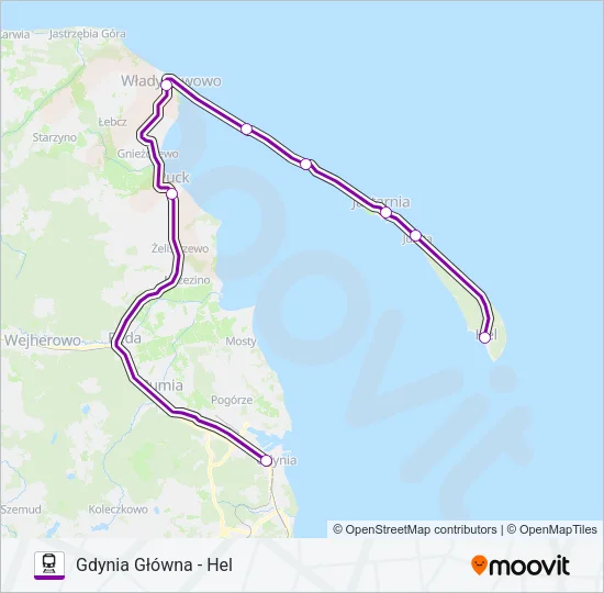 TLK 50171 Train Line Map