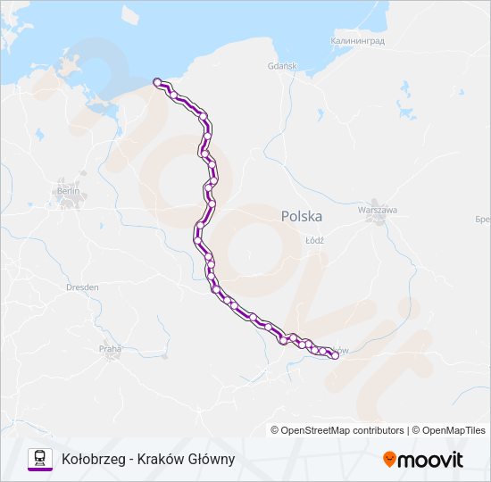 TLK 83150 Train Line Map