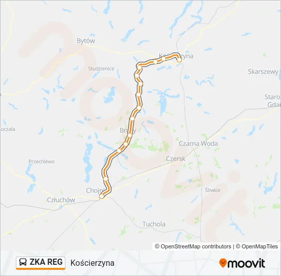 Автобус ZKA REG: карта маршрута