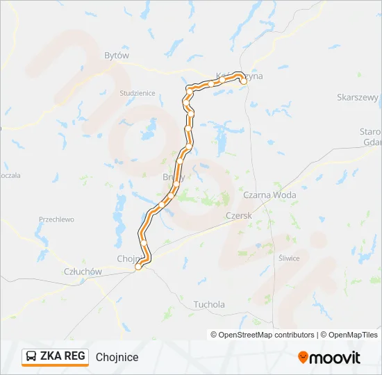 Автобус ZKA REG: карта маршрута