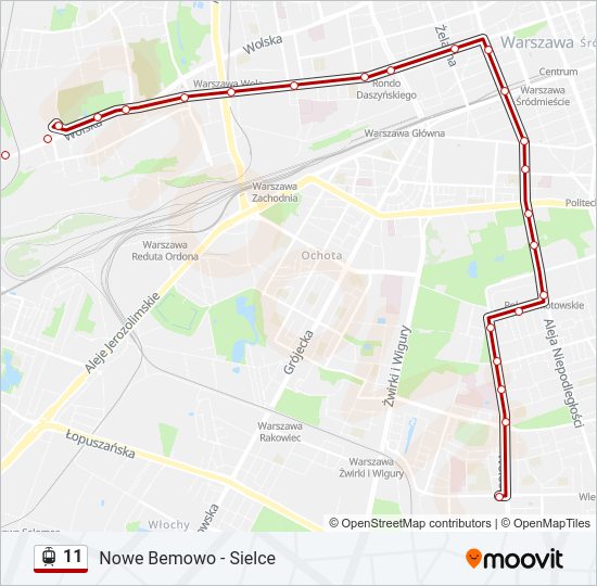 11 light rail Line Map