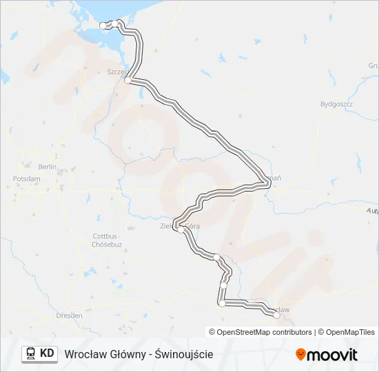 KD Train Line Map