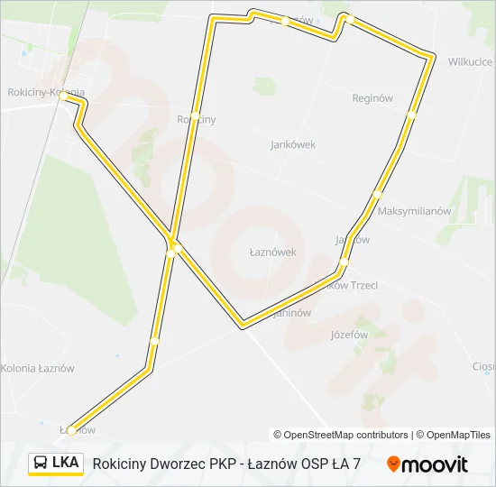 Автобус LKA: карта маршрута