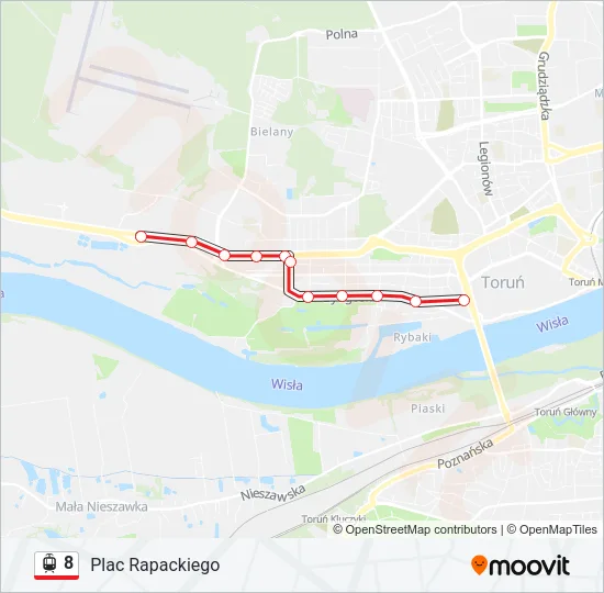 8 Light Rail Line Map