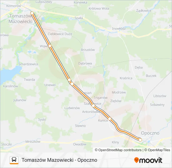 Автобус ZKA REG 1: карта маршрута