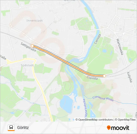Автобус ZKA REG 3: карта маршрута