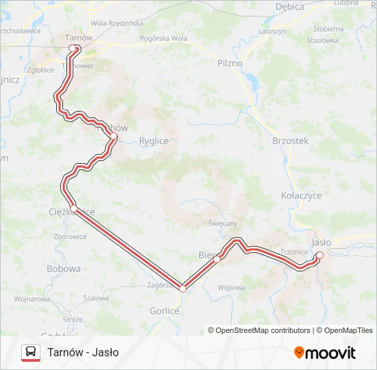 Автобус ZKA IC 33133: карта маршрута