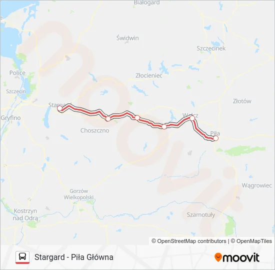 Автобус ZKA IC 80100: карта маршрута