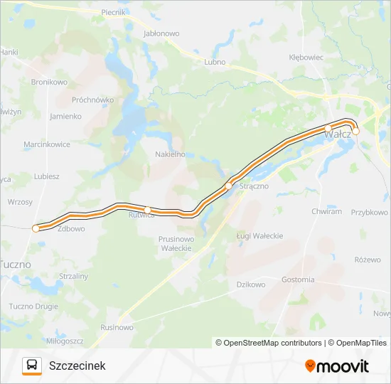 Автобус ZKA REG 1: карта маршрута