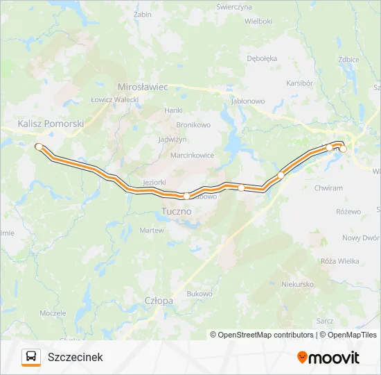 Автобус ZKA REG 1: карта маршрута