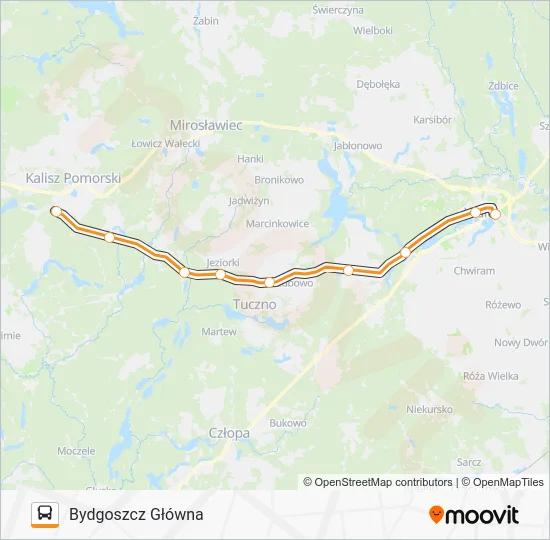 Автобус ZKA REG 1: карта маршрута