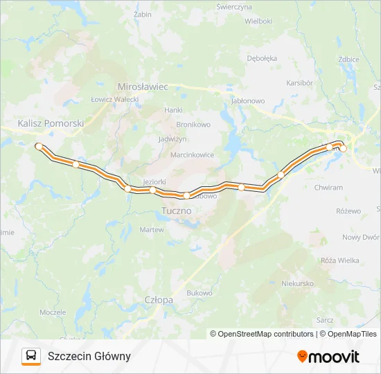 Автобус ZKA REG 1: карта маршрута
